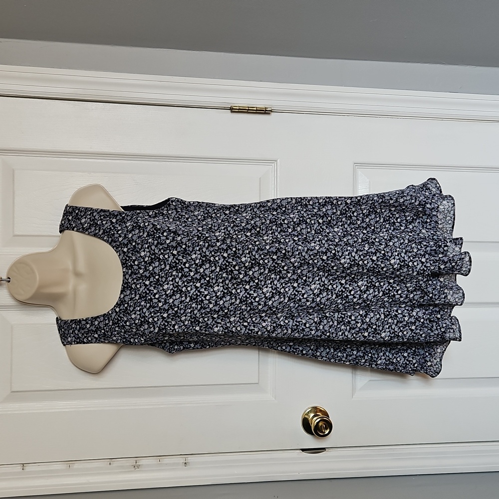 All That Jazz Vintage 90s Ditzy Flower l Sleeveless Dress